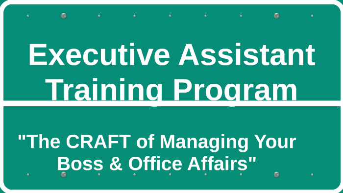Executive Assistant Training Program by Sheena Kay Pis-an on Prezi