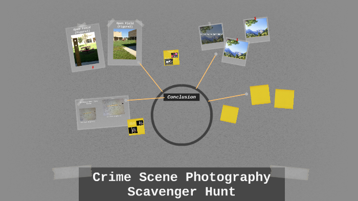 Crime Scene Photography Scavenger Hunt by maritza macias