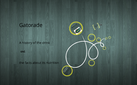 Informational speech gatorade picture