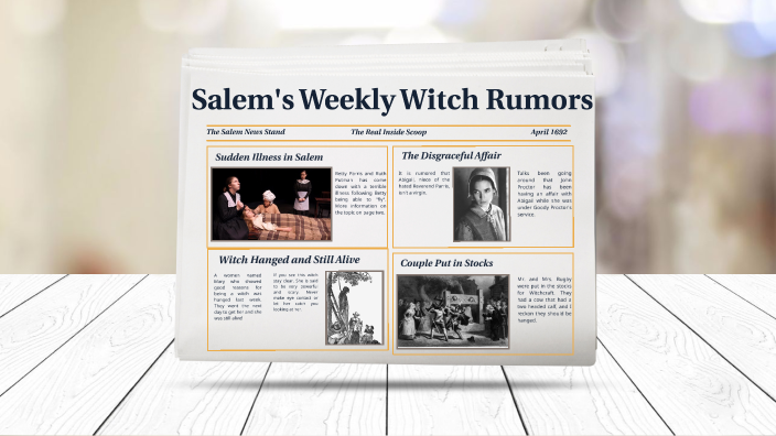 Salem's Weekly Witch Rumors by Shaun Thames on Prezi