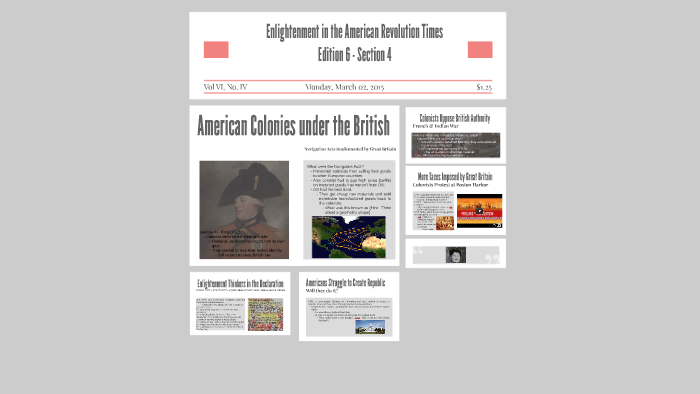 Enlightenment in the American Revolution Times by Shane Nigbor on Prezi