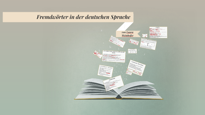 Fremdwörter In Der Deutschen Sprache