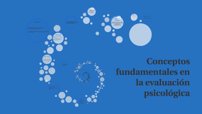 Conceptos fundamentales en la evaluación psicológica by Enora Mx on Prezi