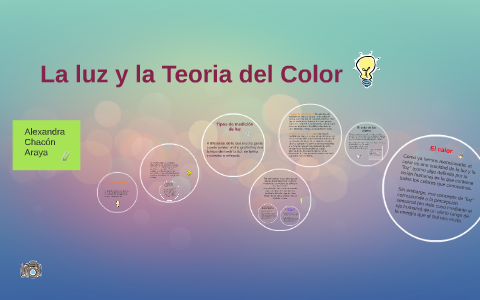 La Luz Y La Teoria Del Color By Alexandra Chacón On Prezi