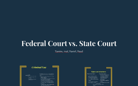 federal court state vs
