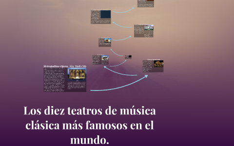 los diez teatros de música clásica más famosos en el mundo. by Orlando José