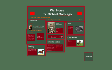 war horse book review template