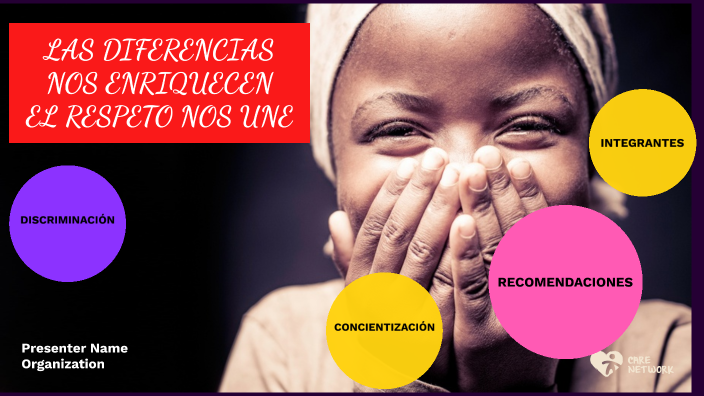 LAS DIFERENCIAS NOS ENRIQUECEN , EL RESPETO NOS UNE by MILAGROS