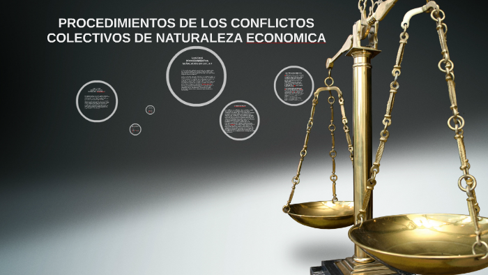 CONFLICTOS COLECTIVOS DE LA NATURALEZA ECONOMICA by Gloria Cristina