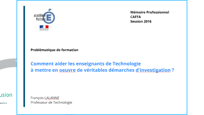 soutenance mémoire CAFFA by francois lalanne on Prezi