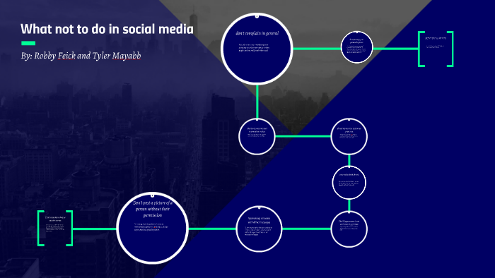 What not to do in social media by robby feick on Prezi