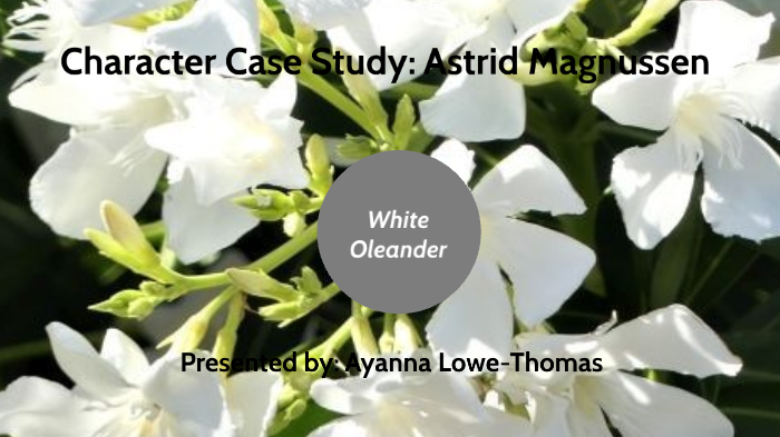 Реферат: White Oleander Essay Research Paper By definition