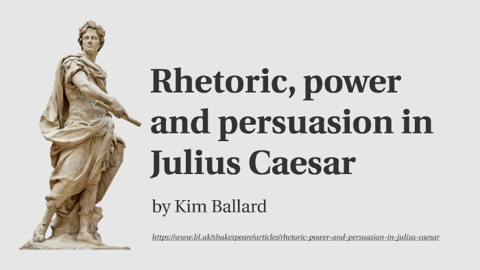 persuasive speech in julius caesar