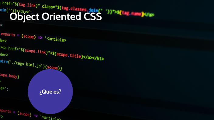 Object Oriented CSS by shagg now on Prezi