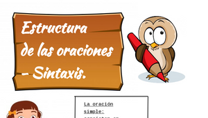 Estructura oracional - Sintaxis. by Saian Jácome on Prezi Design