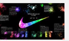 Inventory Management of NIKE by Mike 