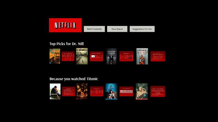 because you watched netflix font