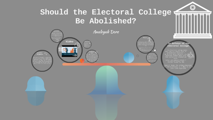 Should The Electoral College Be Abolished? By Analeyah Dore On Prezi Next