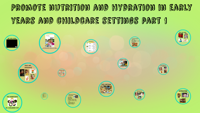 Promote nutrition and hydration in early years and childcare settings ...