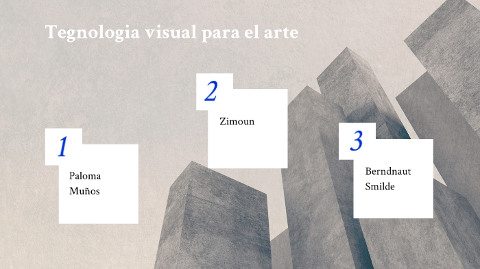 Tegnologia visual para el arte by Alexander Oña on Prezi