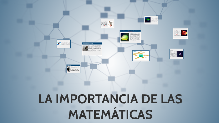 LA IMPORTANCIA DE LAS MATEMATICAS by Herberth Pinto