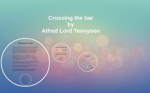 crossing the bar by alfred tennyson