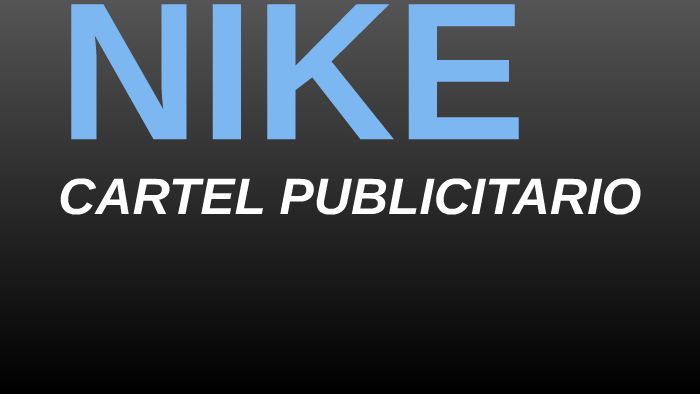 galería Cliente prestar CARTEL PUBLICITARIO NIKE by pablo vazquez