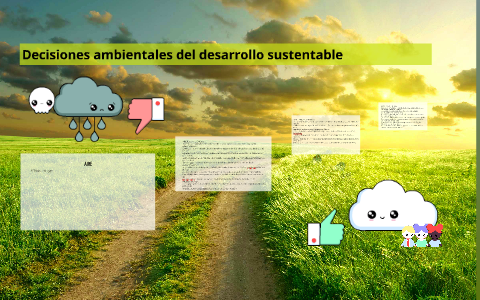 deciciones ambientales del desarrollo sustentable by Benjamin Poza