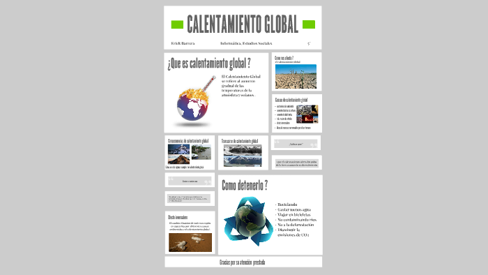 CALENTAMIENTO GLOBAL by erick marroquin on Prezi