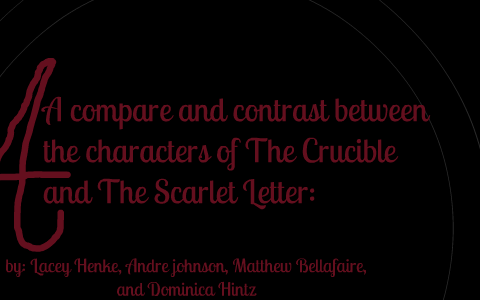 the scarlet letter and the crucible