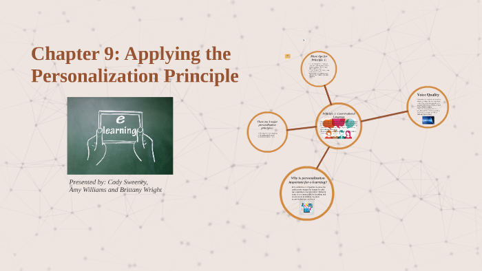Chapter 9: Applying the Personalization Principle by Brittany Wright on ...