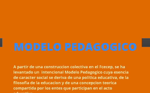 MODELO PEDAGOGICO FCECEP by Daniela Vasquez