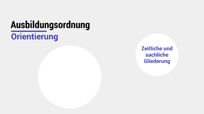 Ausbildungsordnung by Lucas Eger on Prezi