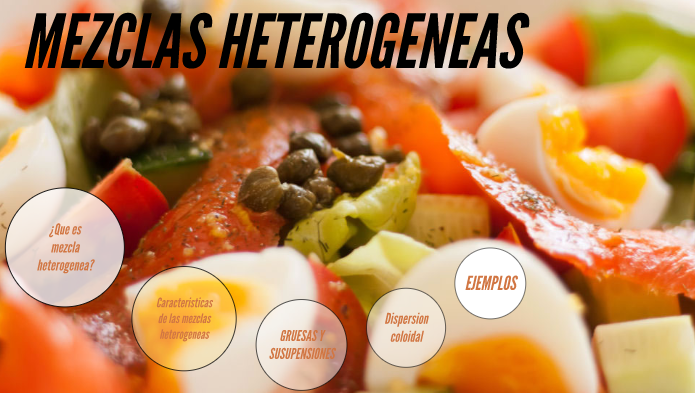 ejemplo de mezcla heterogenea