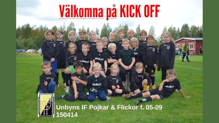 Kickoff Fotboll Unbyn 09 By Jonny Halvarsson