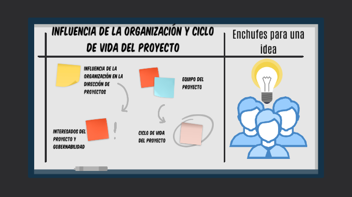 Influencia de la organización y ciclo de vida del proyecto by Natalia