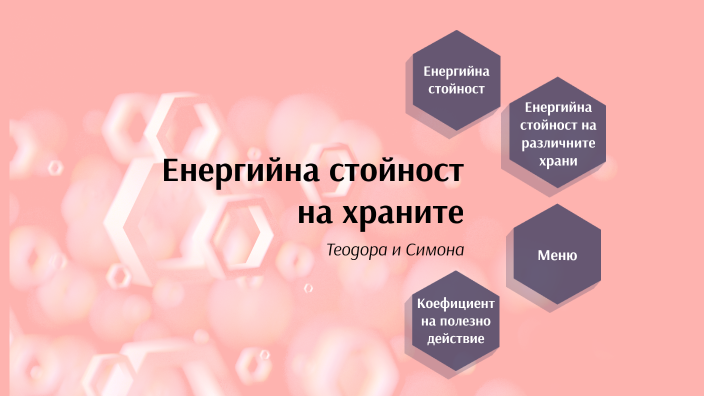 Енергийна стойност на храните by Теодора Колушева on Prezi