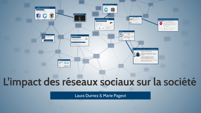 L'impact des réseaux sociaux sur la société by marie pageot on Prezi