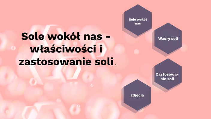 Sole Wok Nas W a ciwo ci I Zastosowanie Soli By Dominika Caryk