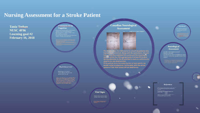 Acute Stroke Patient Nursing Assessment by Tania Trehan