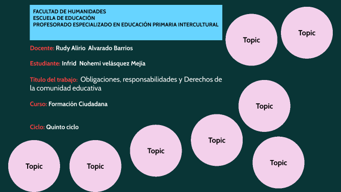 Obligaciones, Responsabilidades Y Derechos De La Comunidad Educativa ...