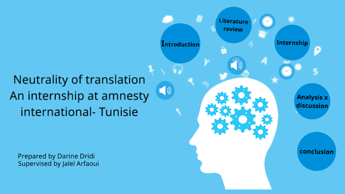 Neutrality Of Translation By Darine Dridi