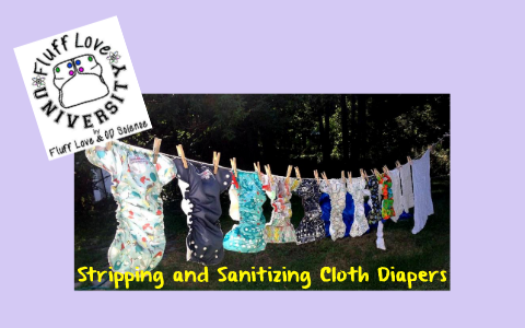 disinfecting cloth diapers