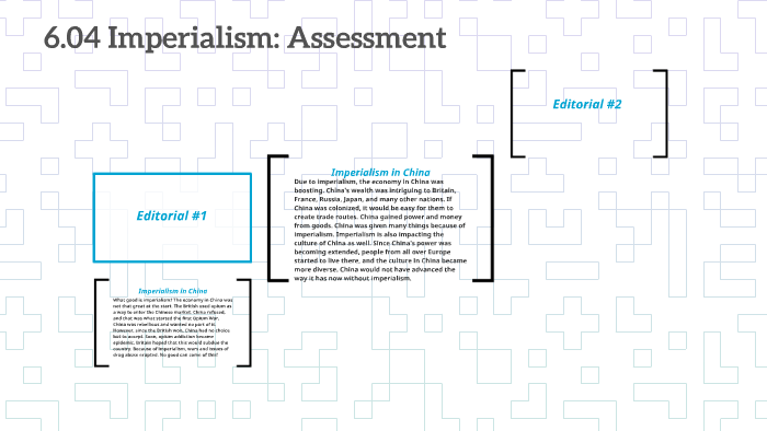 6.04 Imperialism: Assessment by Daniel Pitts