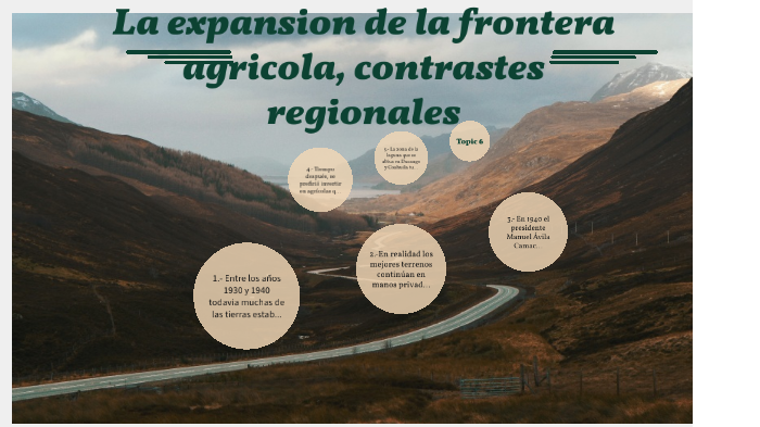 La expansión de la frontera agrícola, contrastes regionales by