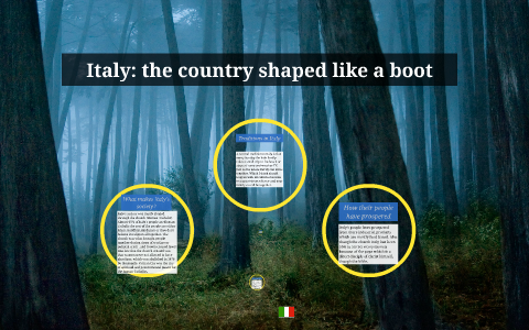 Italy: the country shaped like a boot by micheal last on Prezi