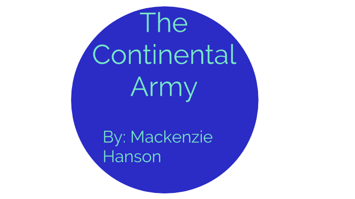 the-continental-army-by-mackenzie-hanson