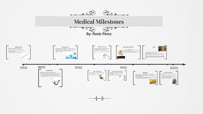 Medical Milestone Timeline by Rosie Perez on Prezi