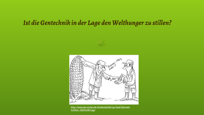 Wie Viel Geld Braucht Man Um Den Welthunger Zu Stillen Ist die Gentechnik in der Lage den Welthunger zu stillen? by Sabrina