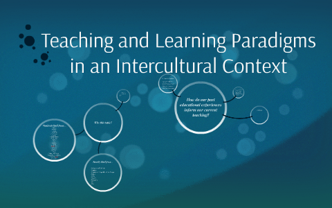 Teaching and Learning Paradigms in an Intercultural Context by Christen ...